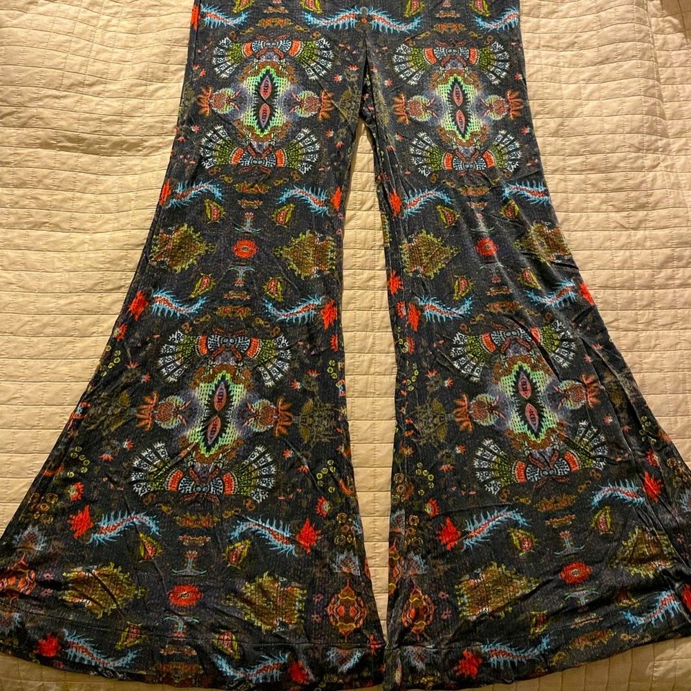 Free people New Romantics Savannah stretch flare pants Bohemian style